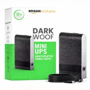 Darkwoof 12V Mini Wifi Router UPS WiFi Broadband Fiber Modem