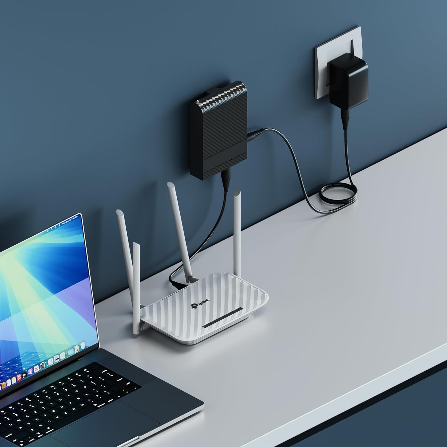Darkwoof 12V Mini Wifi Router UPS WiFi Broadband Fiber Modem - Image 8