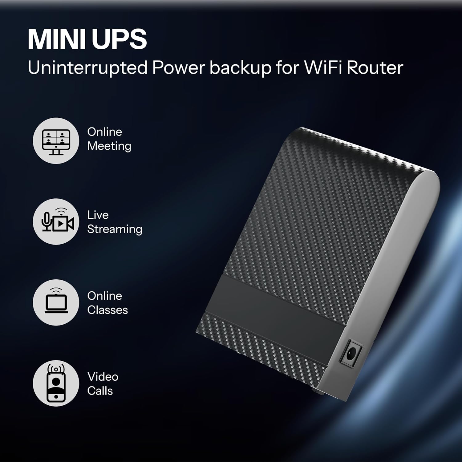 Darkwoof 12V Mini Wifi Router UPS WiFi Broadband Fiber Modem - Image 6