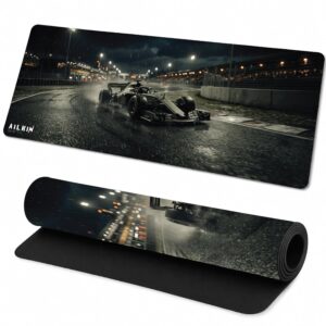 AILKIN Gaming Mouse Pad Extended Desk Mat Racing Car Design [58x27cm]
