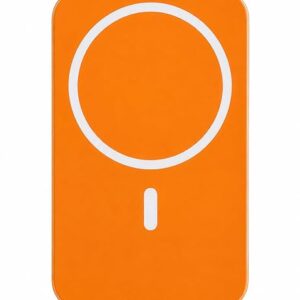 AILKIN 10000mAh Magnetic Wireless Power Bank, MagSafe Orange