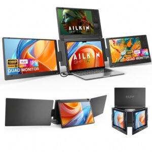 Ailkin Trifly Portable Quad Monitor Tripple Screen Extender